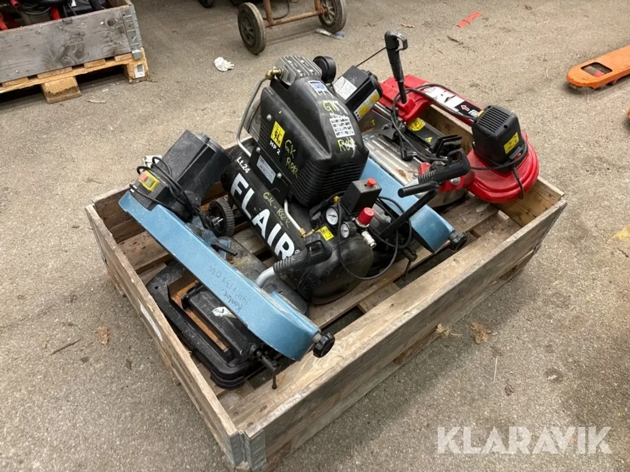 Billede 1 - Båndsave og kompressor - 4 styk