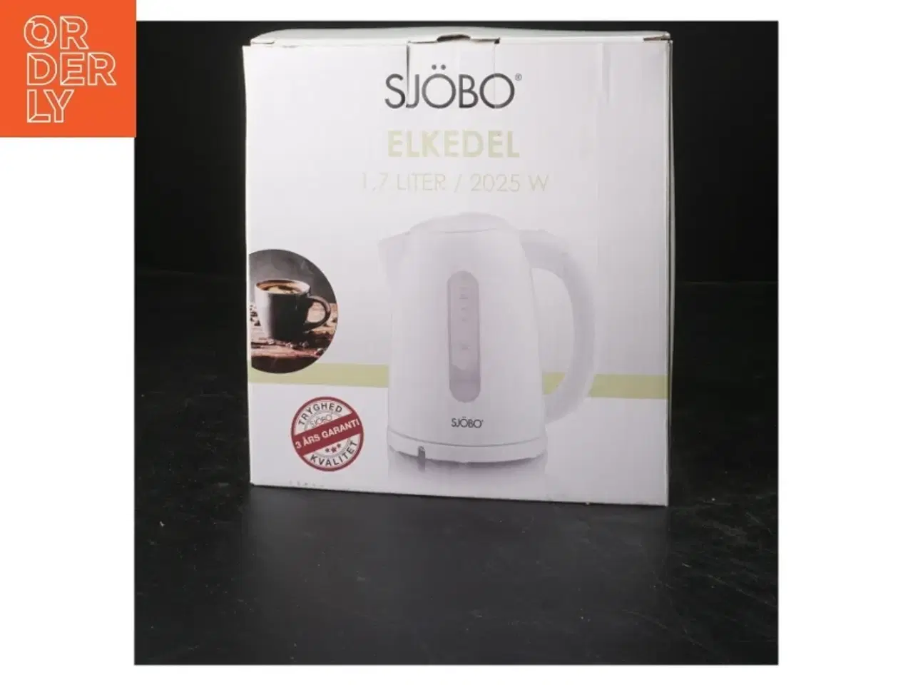 Billede 1 - Elektrisk elkedel Sj&#243;bo 1,7 liter fra Sj&#243;bo
