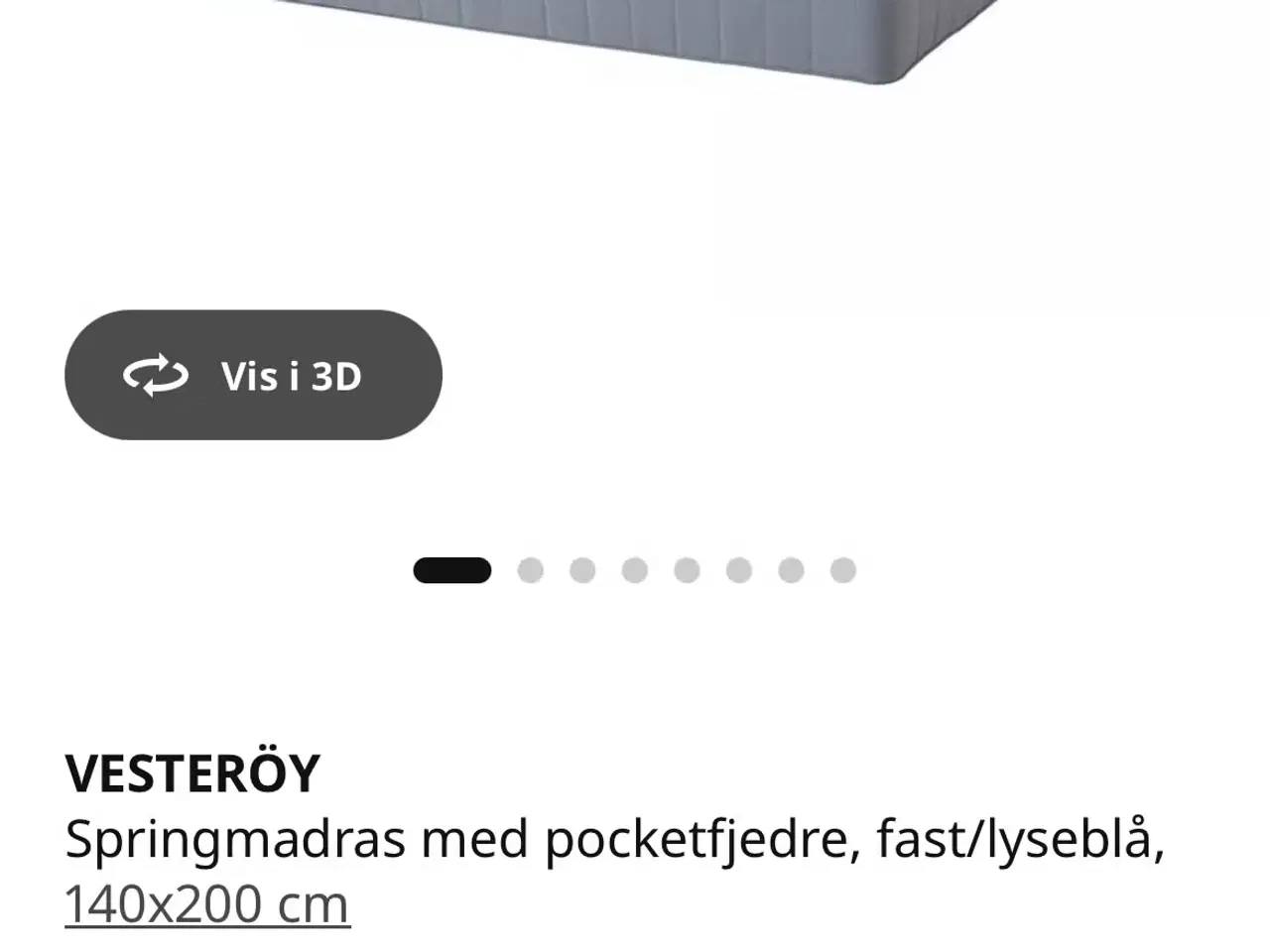 Billede 3 - Springmadras 200x140