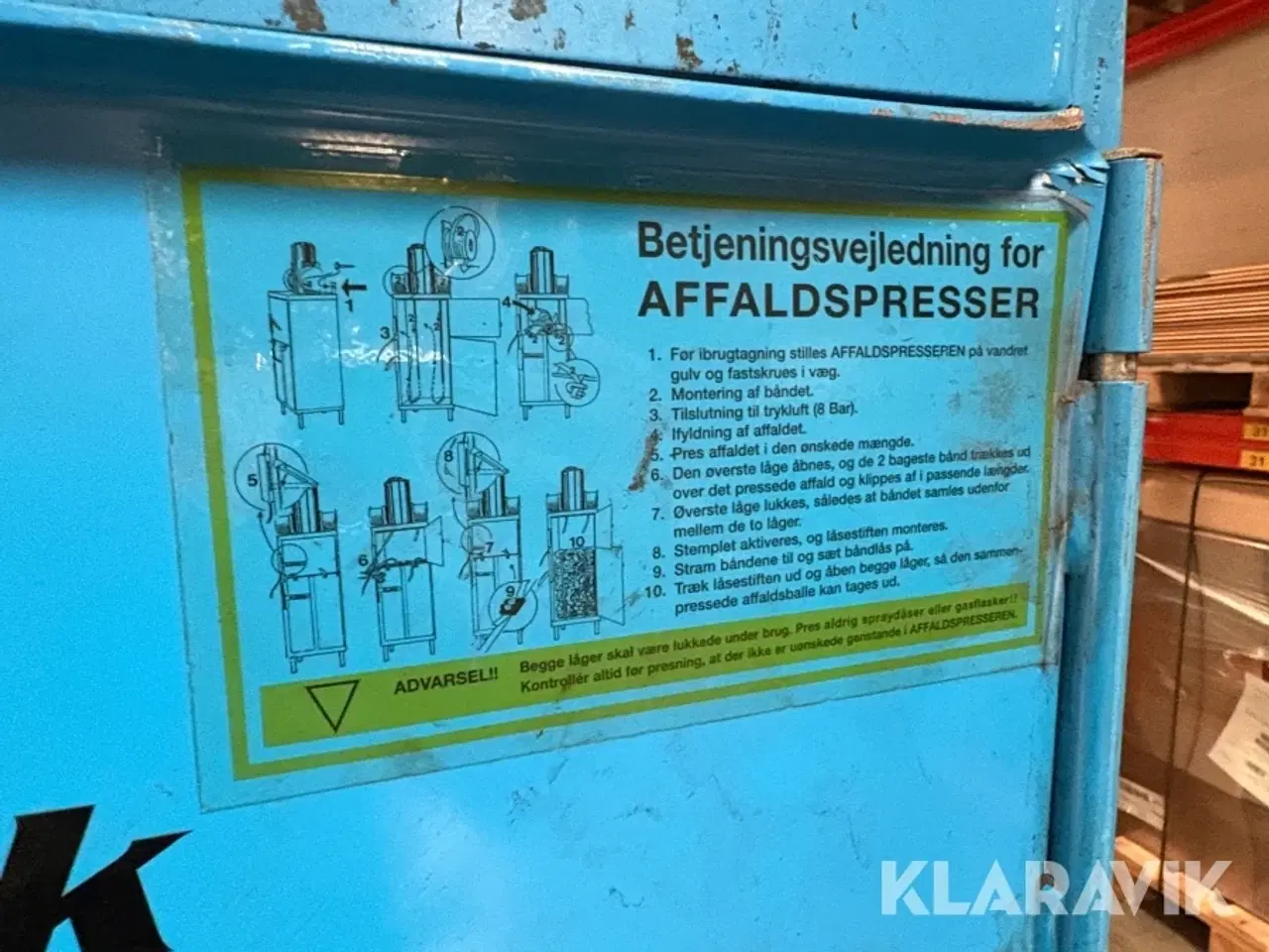 Billede 9 - Affaldspresser Mil-tek AP 205