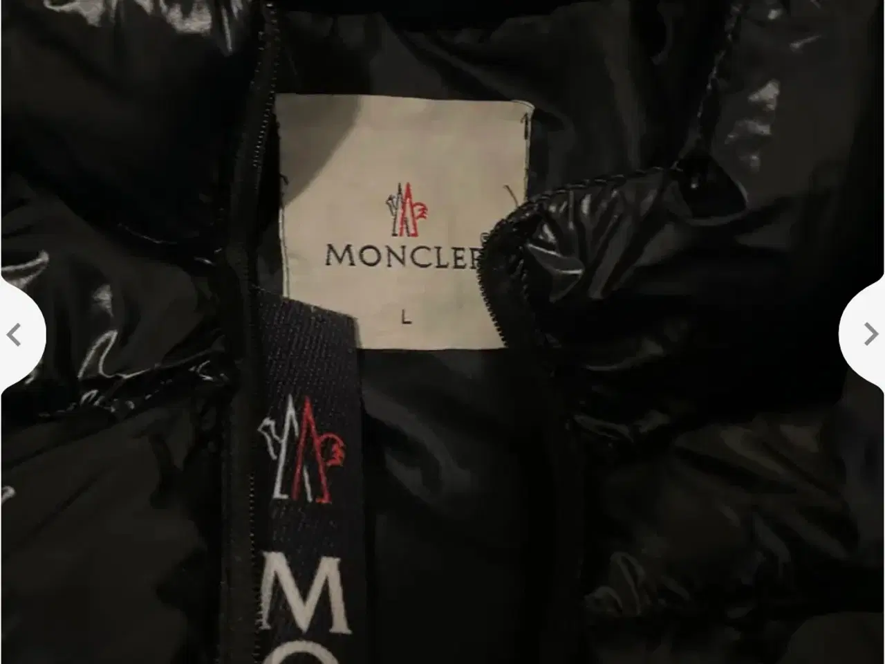 Billede 1 - Sort lækker Moncler jakke