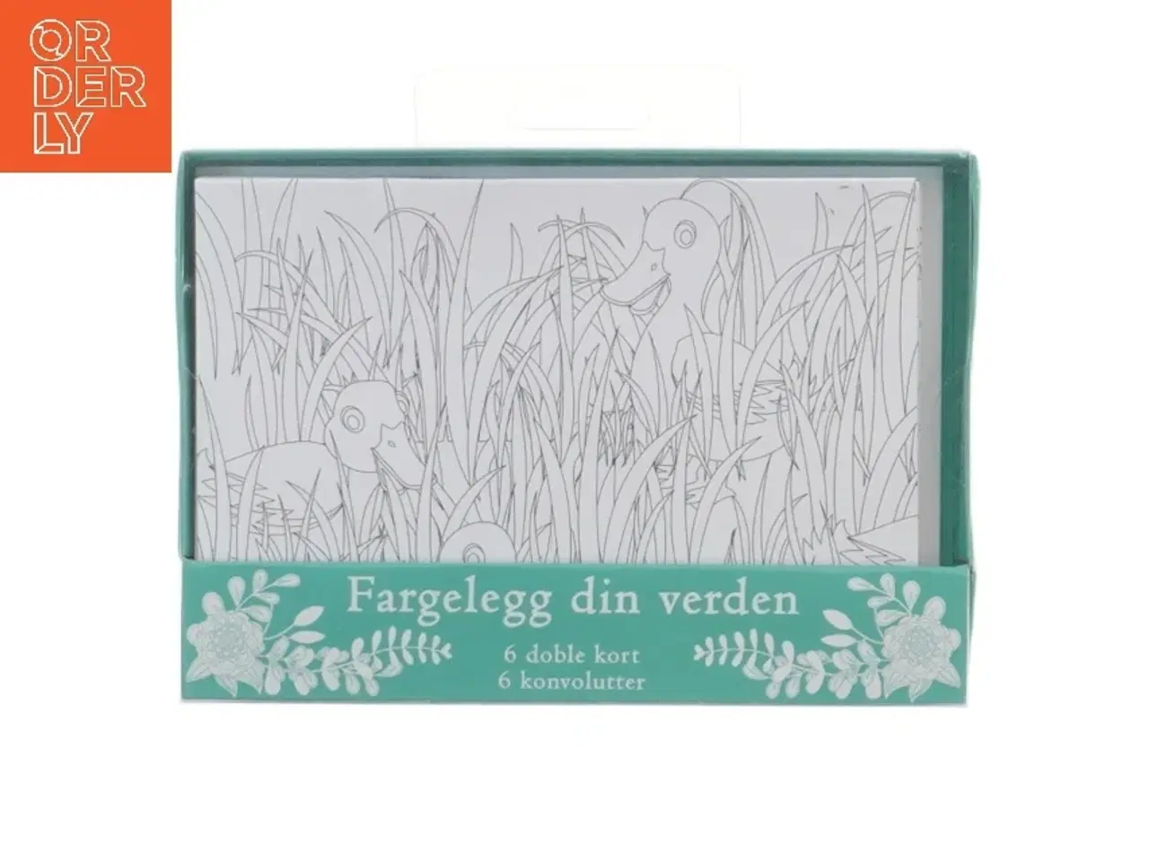 Billede 1 - Farvelægningskort med konvolutter (str. 15,4x10,9 cm)