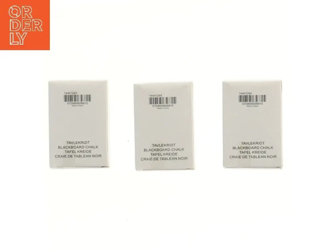 Billede 2 - Tavlekridt pakker fra Broste (str. 8x5 cm)