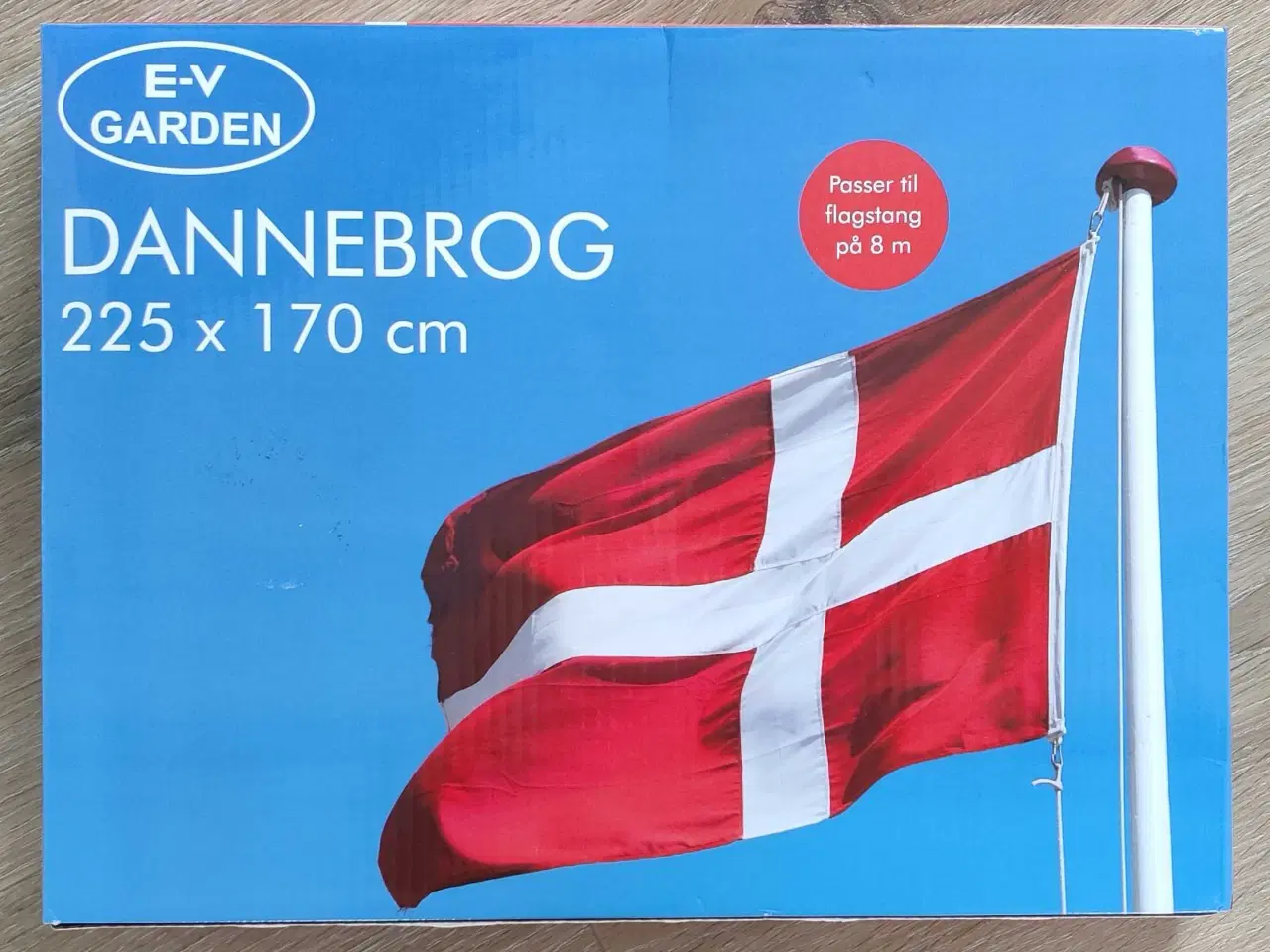 Billede 1 - Flag Dannebrog til 8m stang