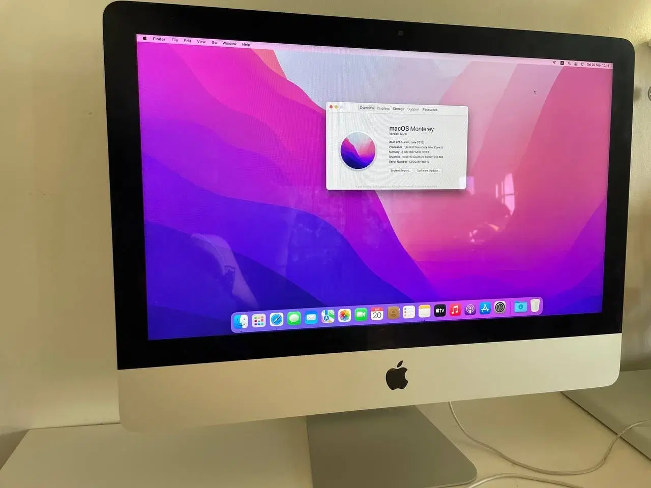 Billede 8 - iMac 21.5” (Late 2015) – 1TB – 8GB RAM