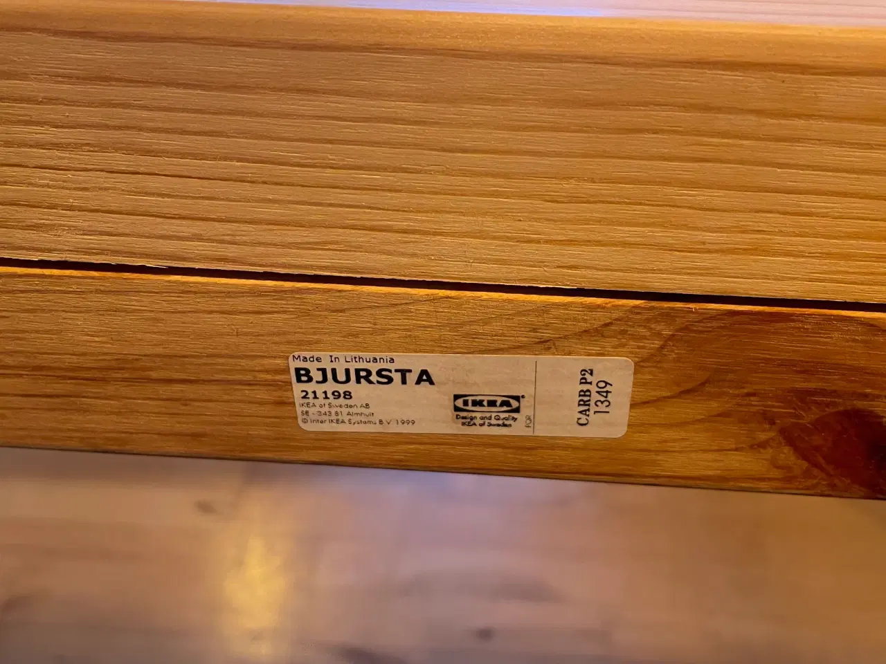 Billede 3 - Spisebord med forlængere