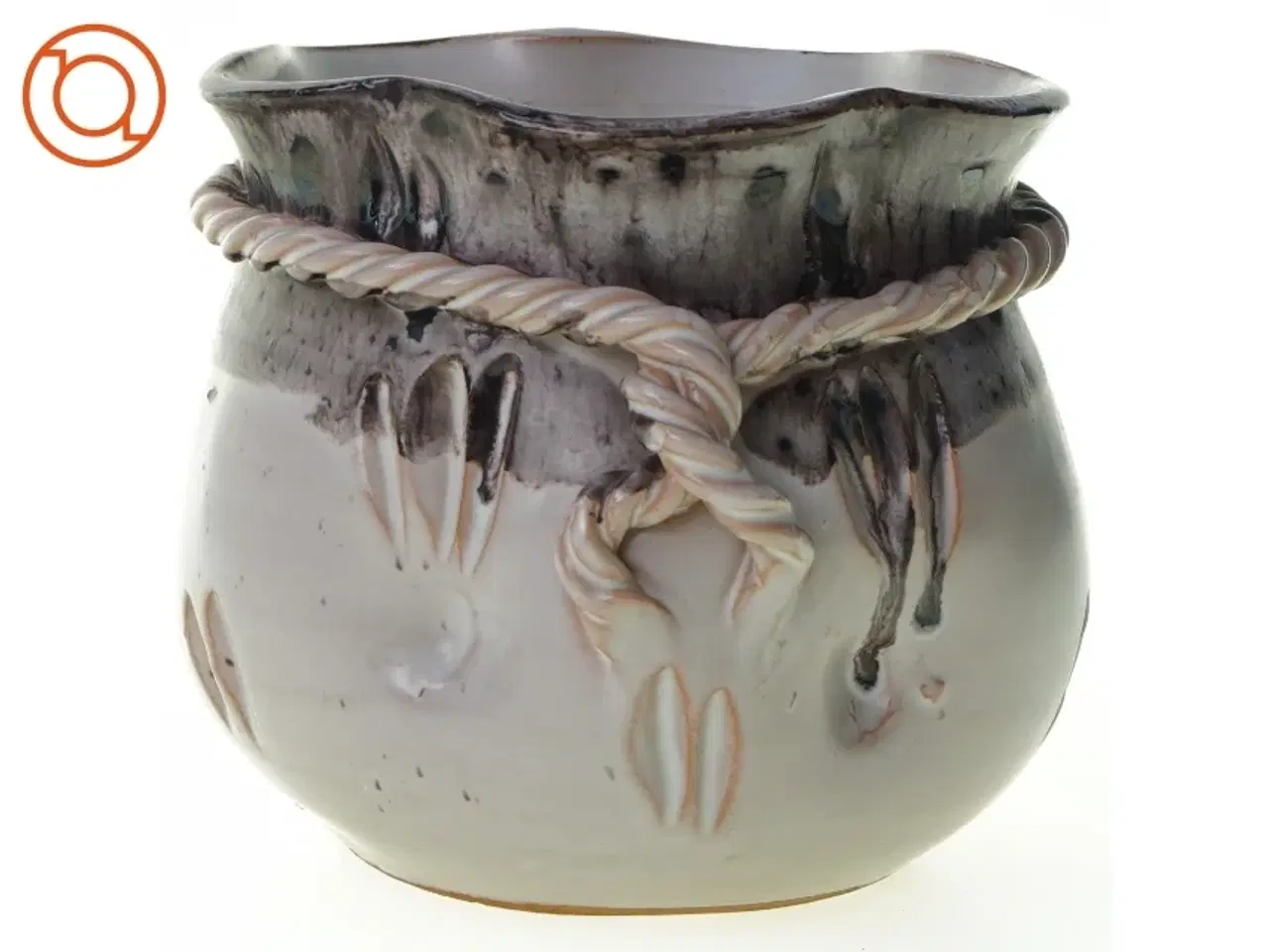 Billede 1 - Urtepotteskjuler i keramik (str. 13 x 14 cm)