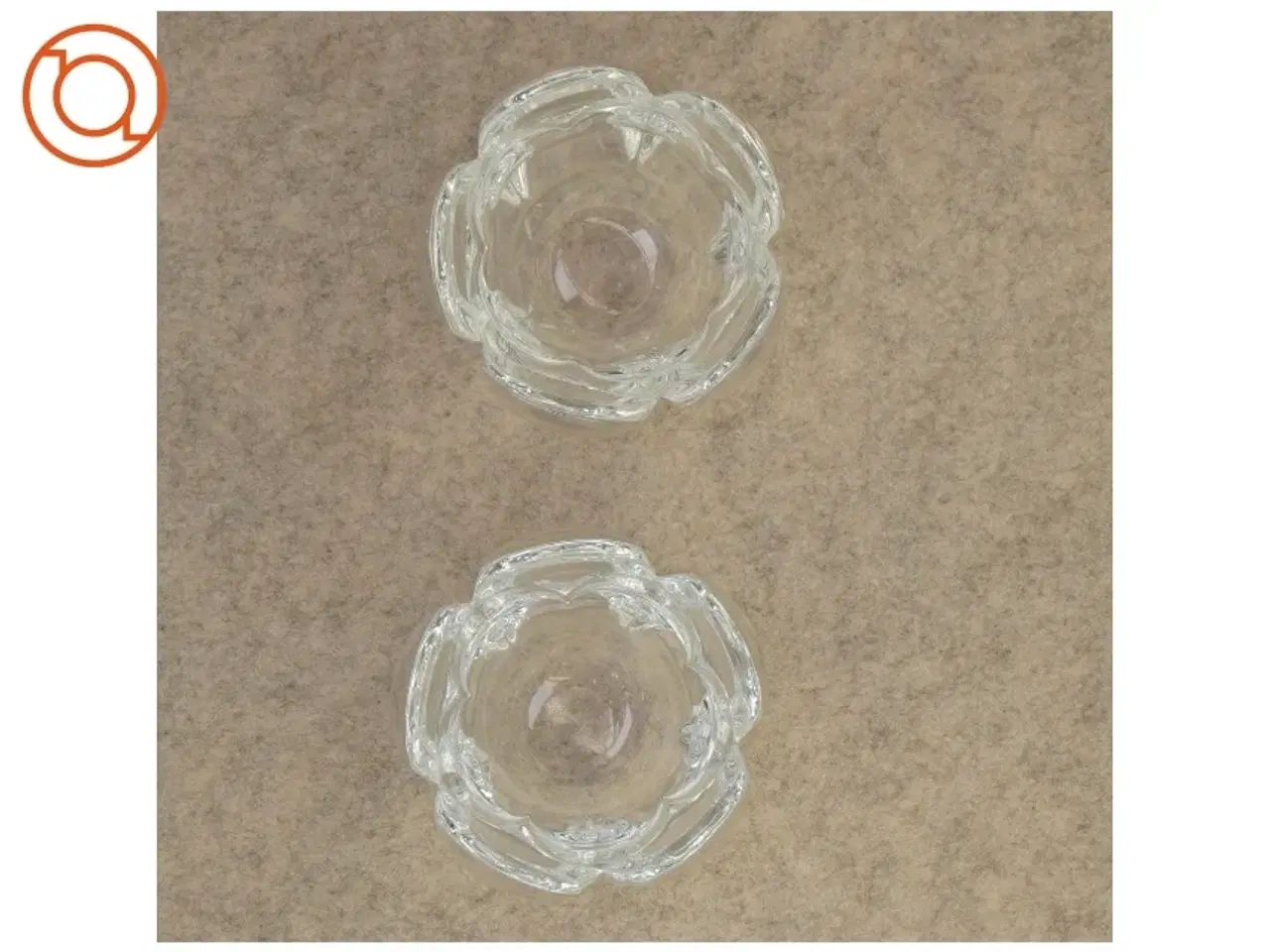 Billede 2 - Lotus fyrfadsstager fra Holmegaard (str. 8 x 9 cm)