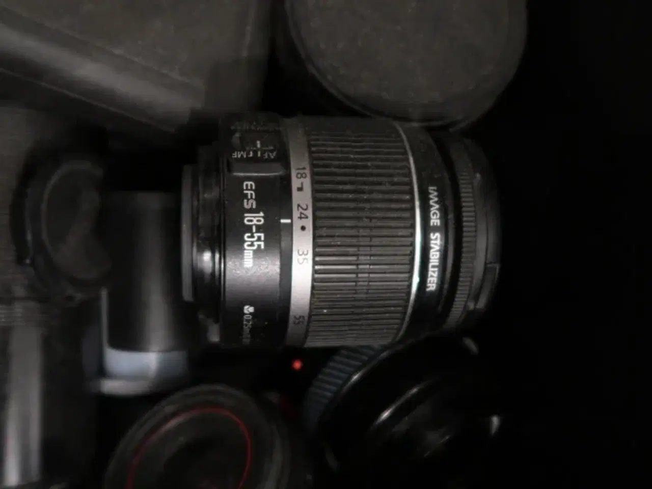Billede 2 - Kasse med div. Objektiver CANON EFS 18.55mm, SEIKO m.fl.