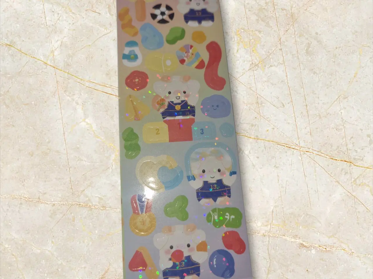 Billede 8 - Søde klistermærker med elefantfigur og pastelfarve