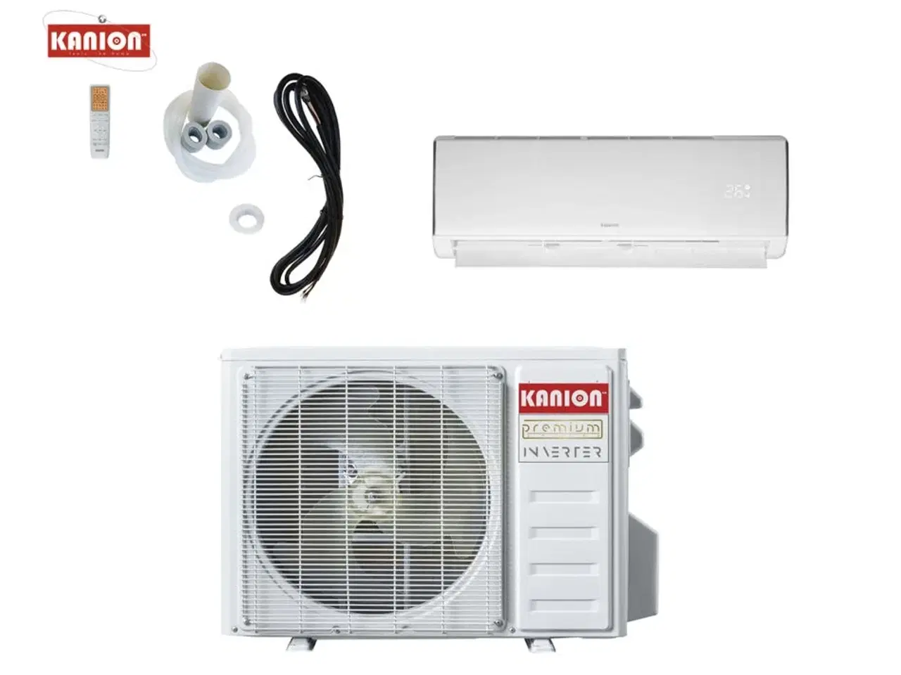 Billede 3 - Kanion A++ 3,5 KW luft/luft varmepumpe