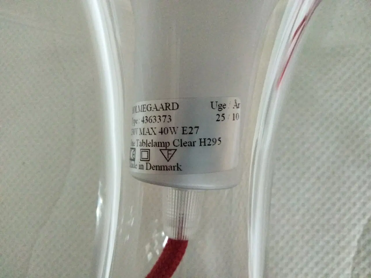 Billede 4 - Holmegaard One bordlampe Clear H295