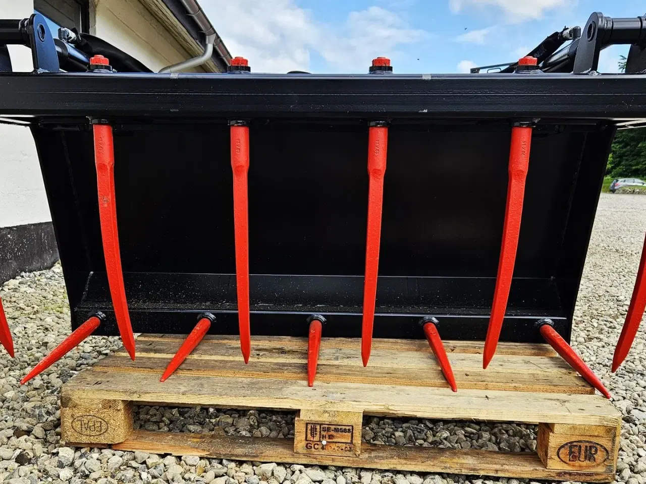 Billede 2 - CP Metal Siloklo / høj kvalitet / 110 - 150 cm / med valgfri ophæng og 2 stempler