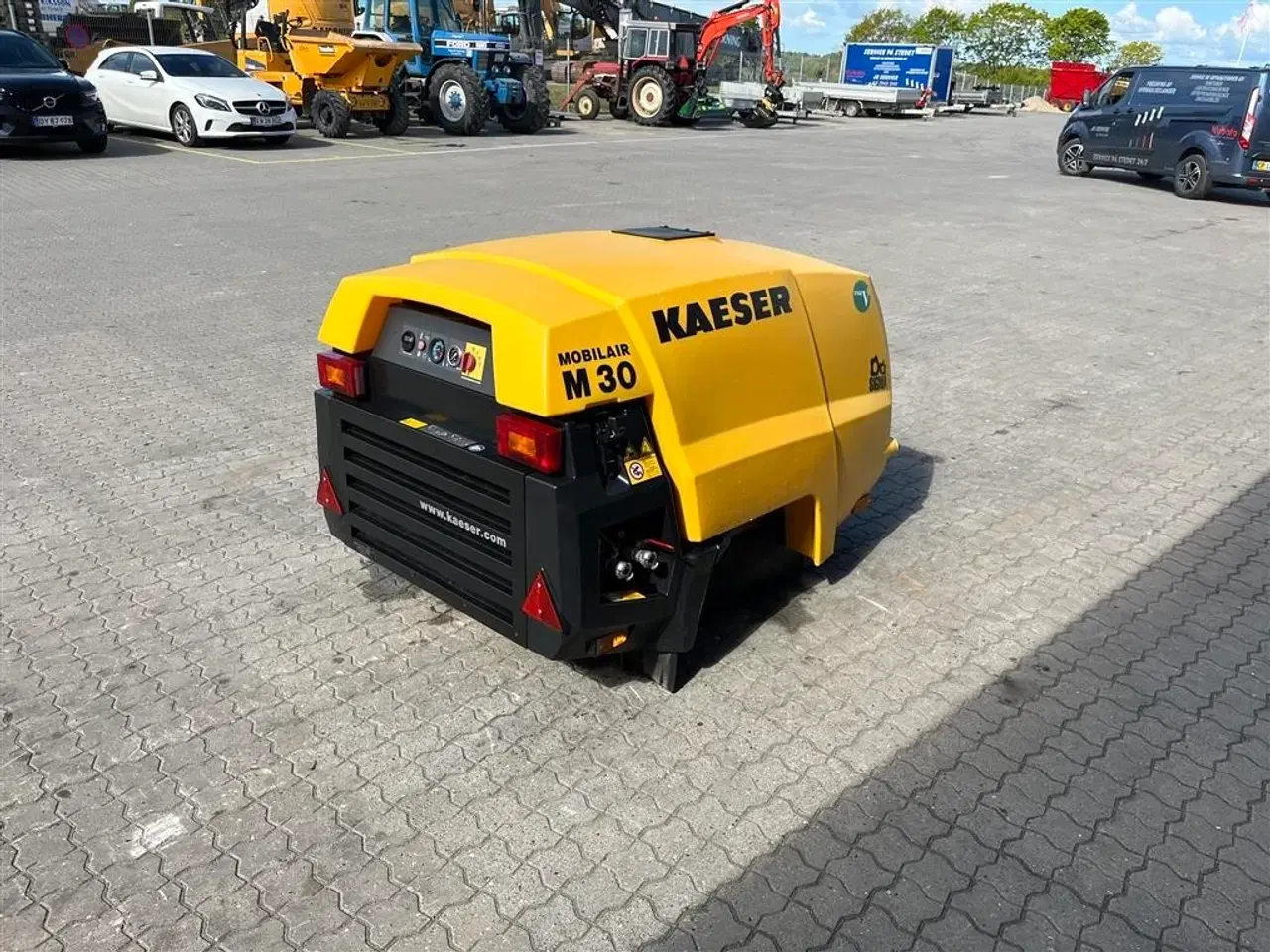 Billede 4 - Kaeser M30 kompressor på ski kun kørt 119timer