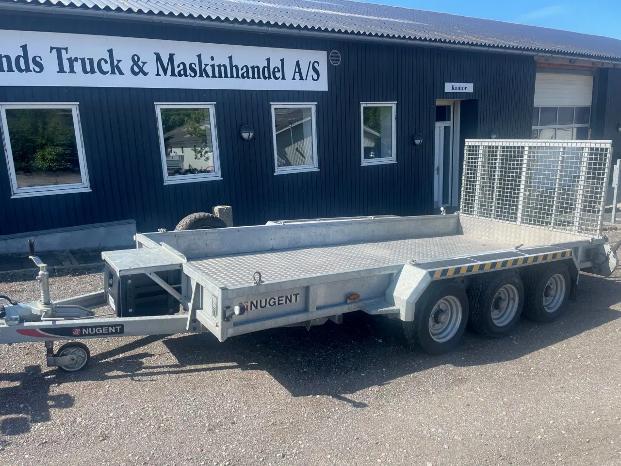 Billede 1 - Fin Nugent 3 akslet maskintrailer sælges