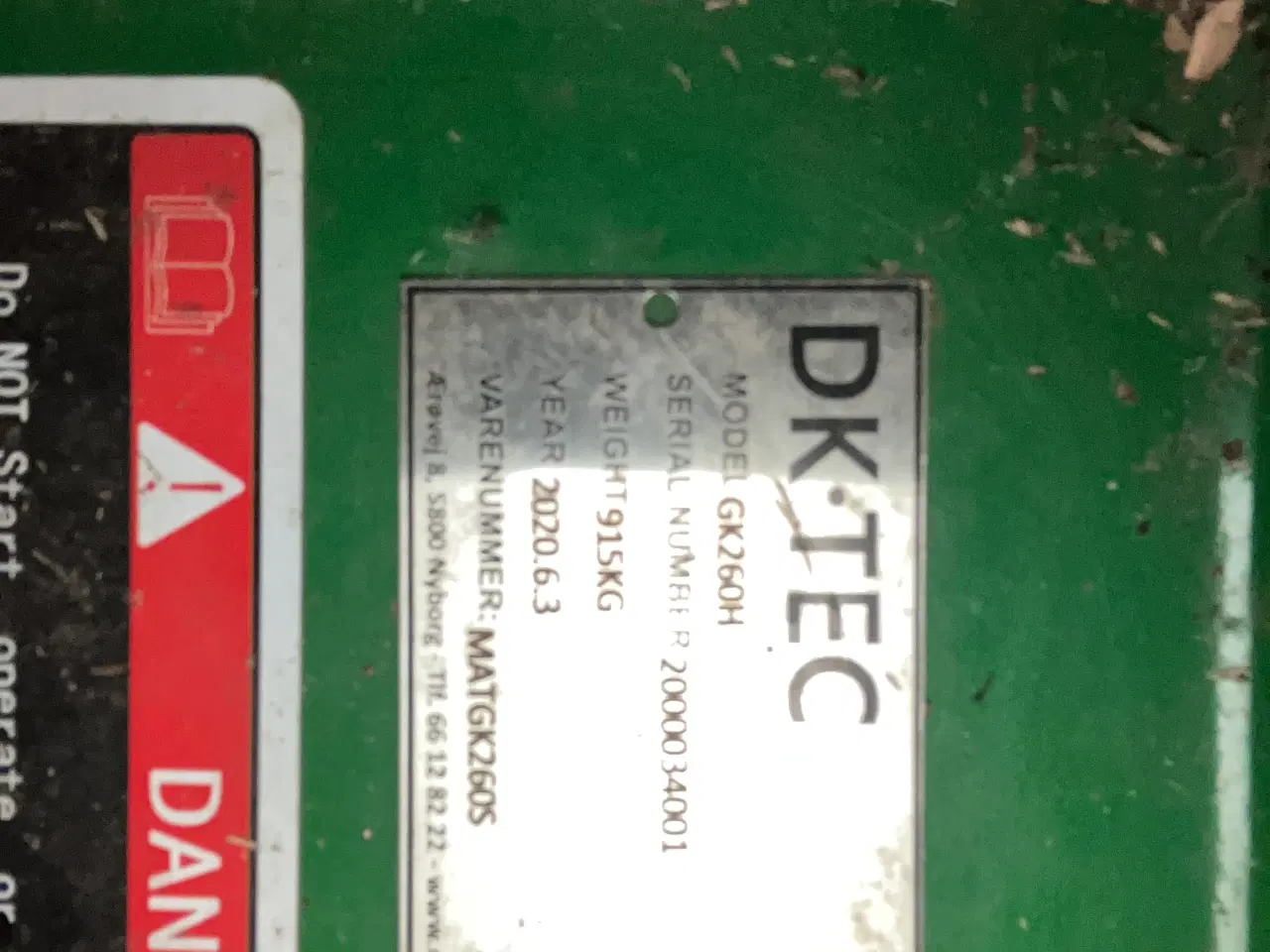 Billede 2 - Dk tec Slagleklipper 260 cm gkhs premium model