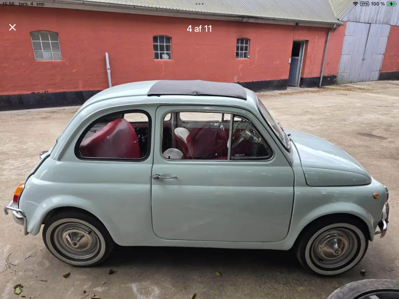 Billede 4 - Fiat 500 årg 1968 veteran