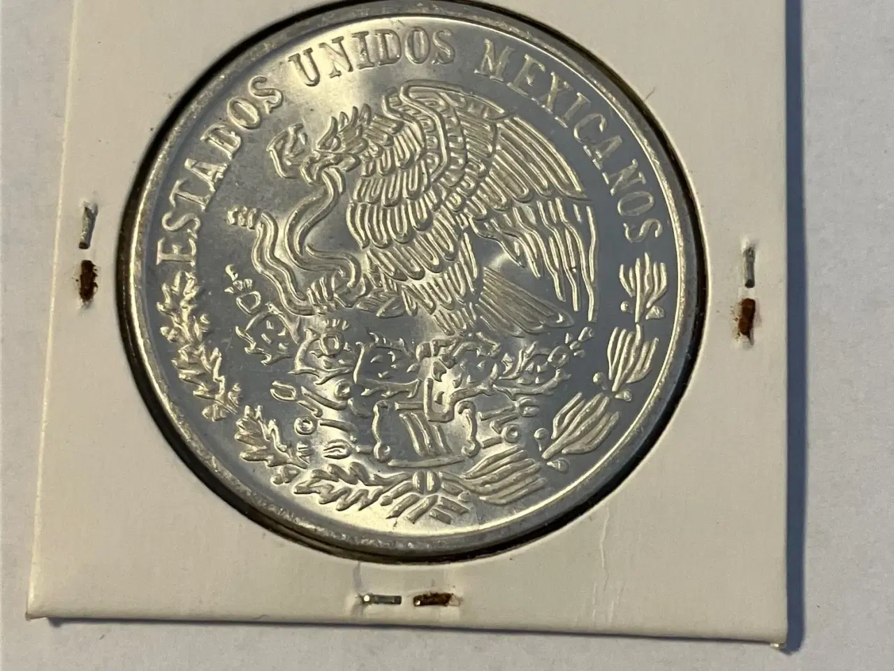 Billede 2 - 100 Pesos Mexico 1977 - Silver