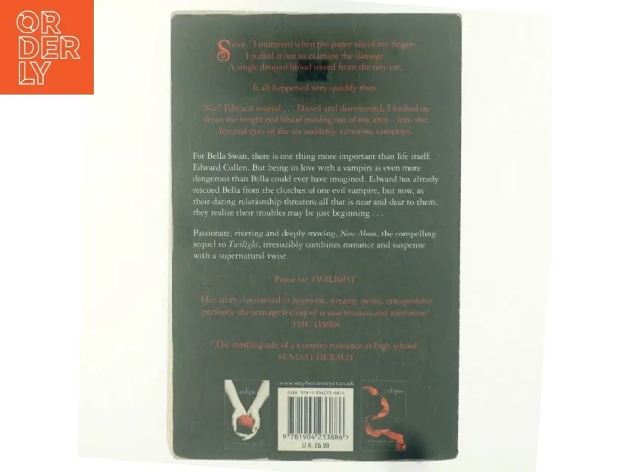 Billede 3 - New Moon by Stephenie Meyer af Stephenie Meyer (Bog)
