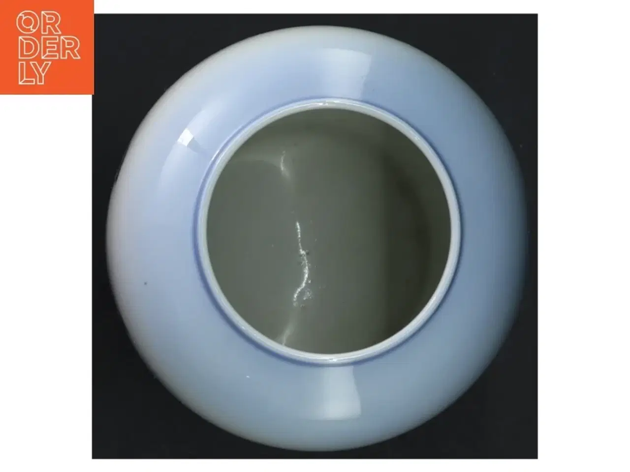 Billede 3 - Håndmalet Lyngby Porcelænsvase (str. H 17 cm)
