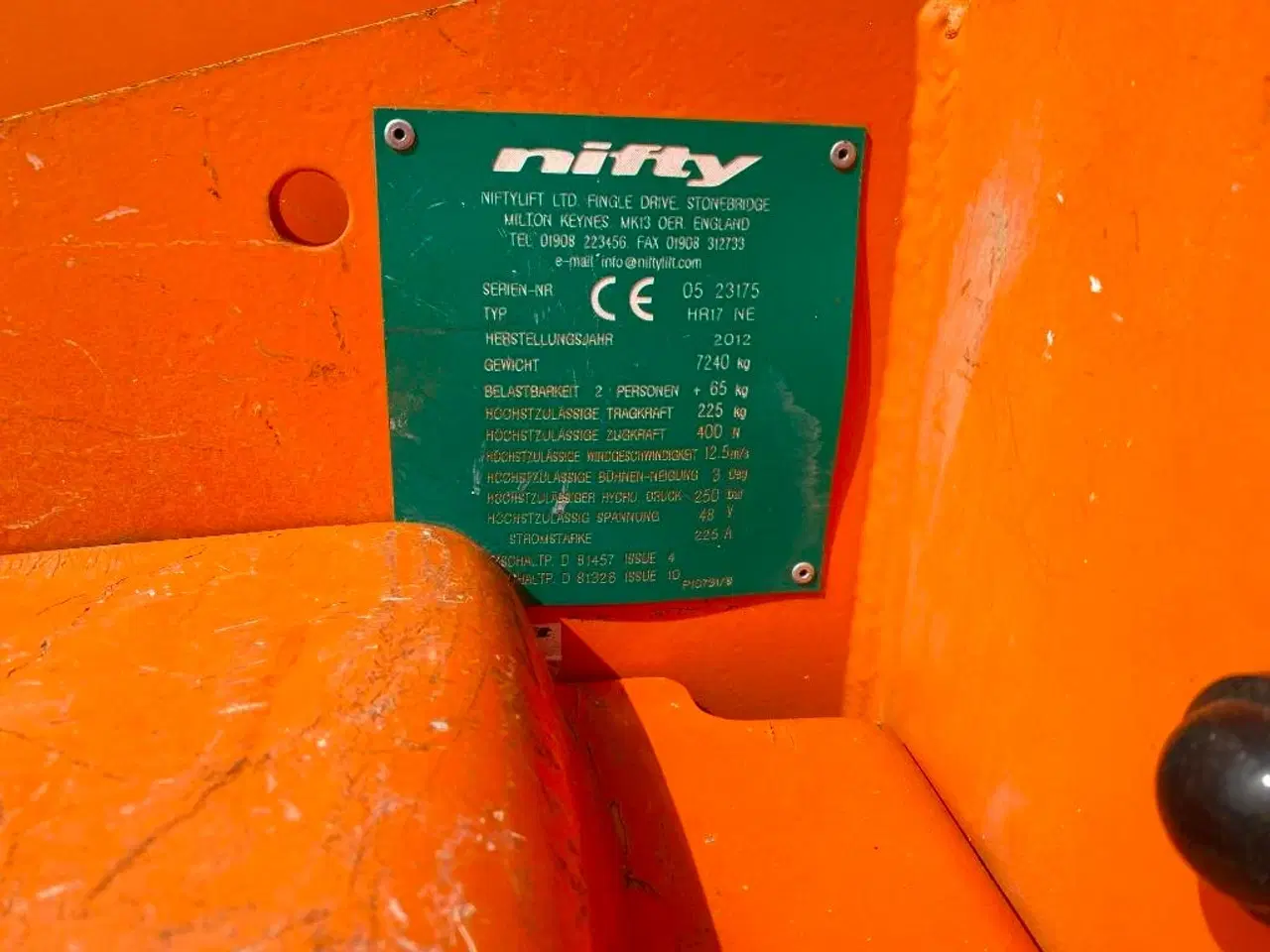 Billede 12 - Niftylift HR 17NE