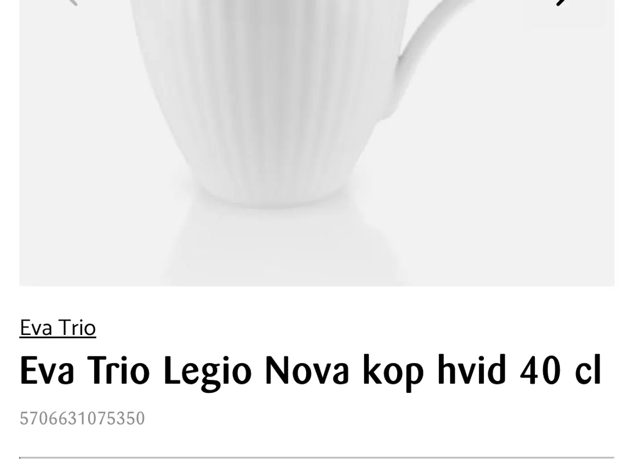 Billede 8 - Eva Solo Legio Nova 4 kopper/krus, hvid, 40 cl.