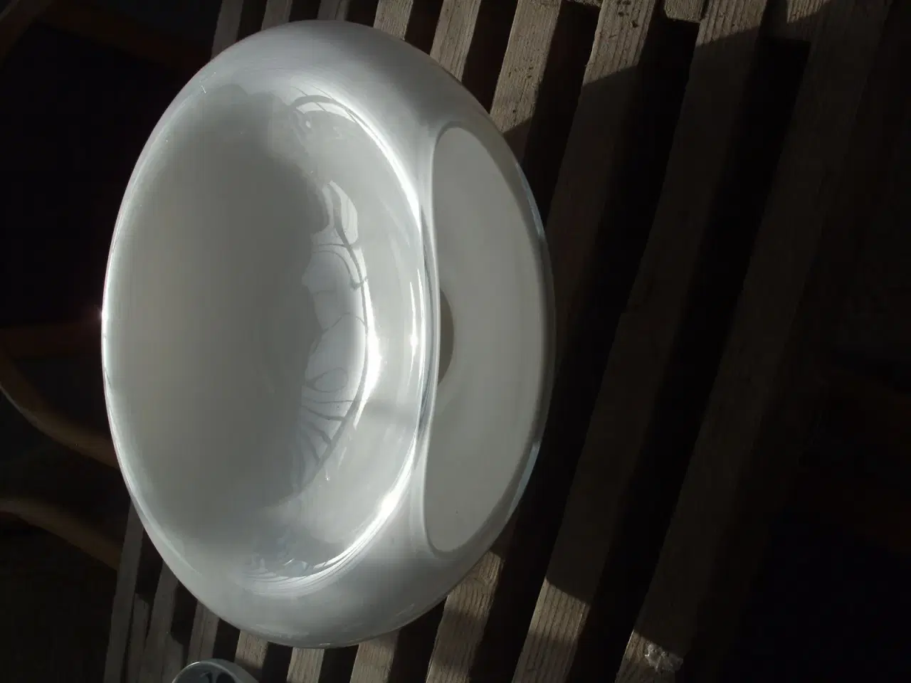 Billede 4 - Eva Solo bordskål i hvid glas. 
