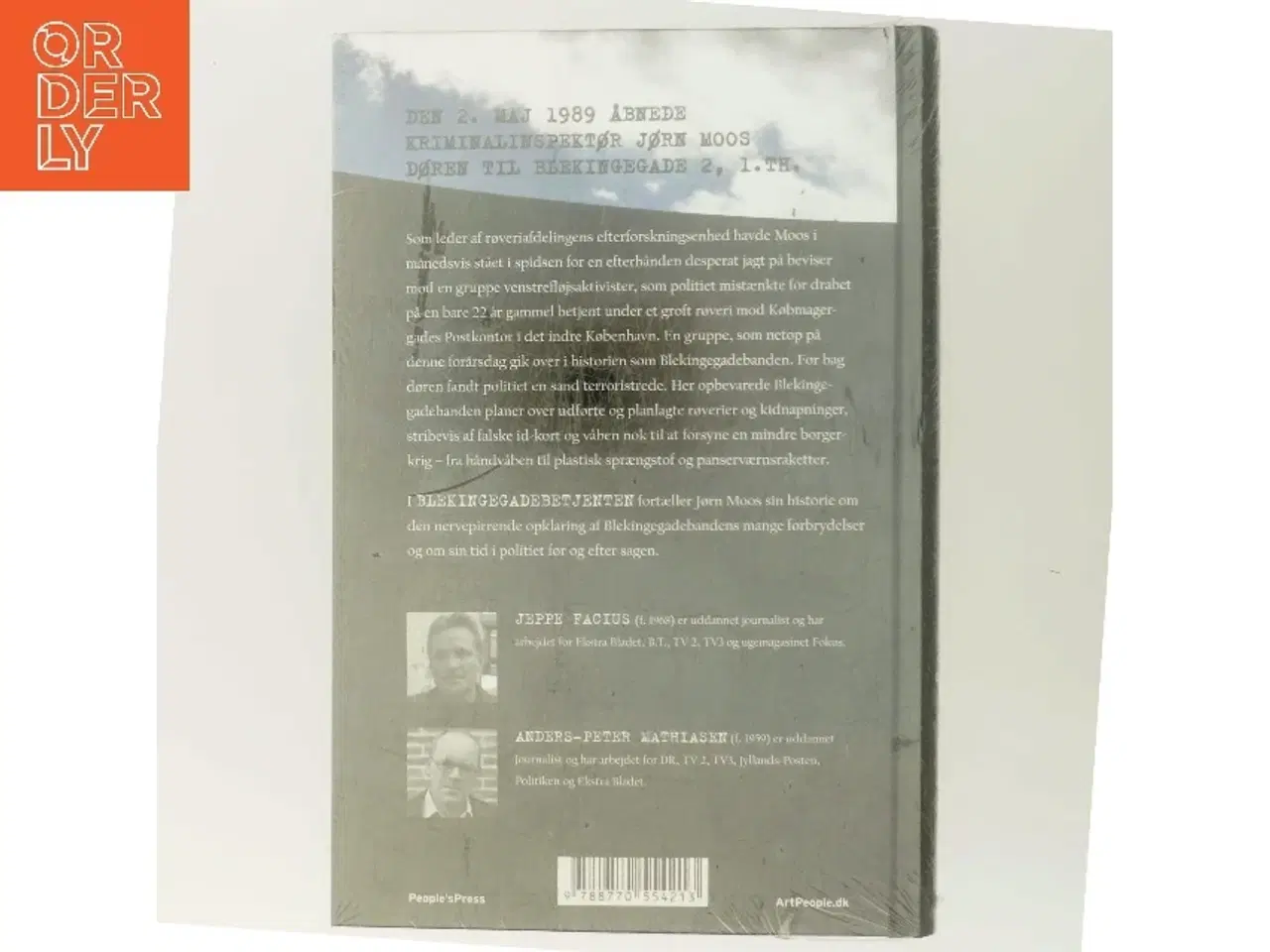 Billede 3 - Blekingegadebetjenten : kriminalinspektør Jørn Moos fortæller af Anders-Peter Mathiasen (Bog)