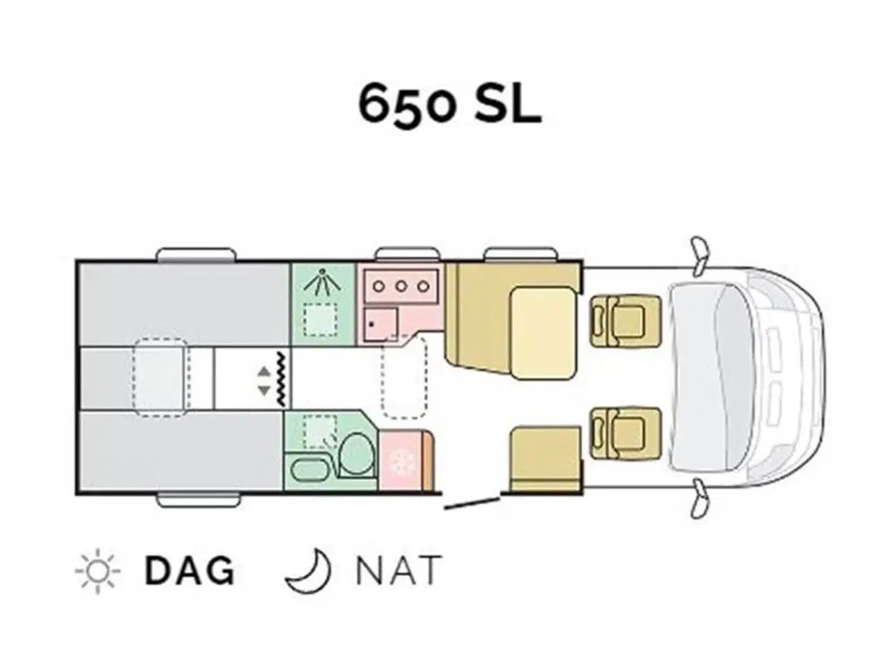 Billede 17 - 2024 - Adria Coral 650 SL   Adria Coral Axess 650 SL NEDSAT MED 60.000 KR.