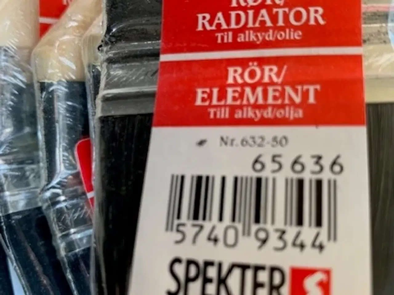 Billede 3 - 10 stk Spekter 632-50 rør/radiatorpensel , vinkel,