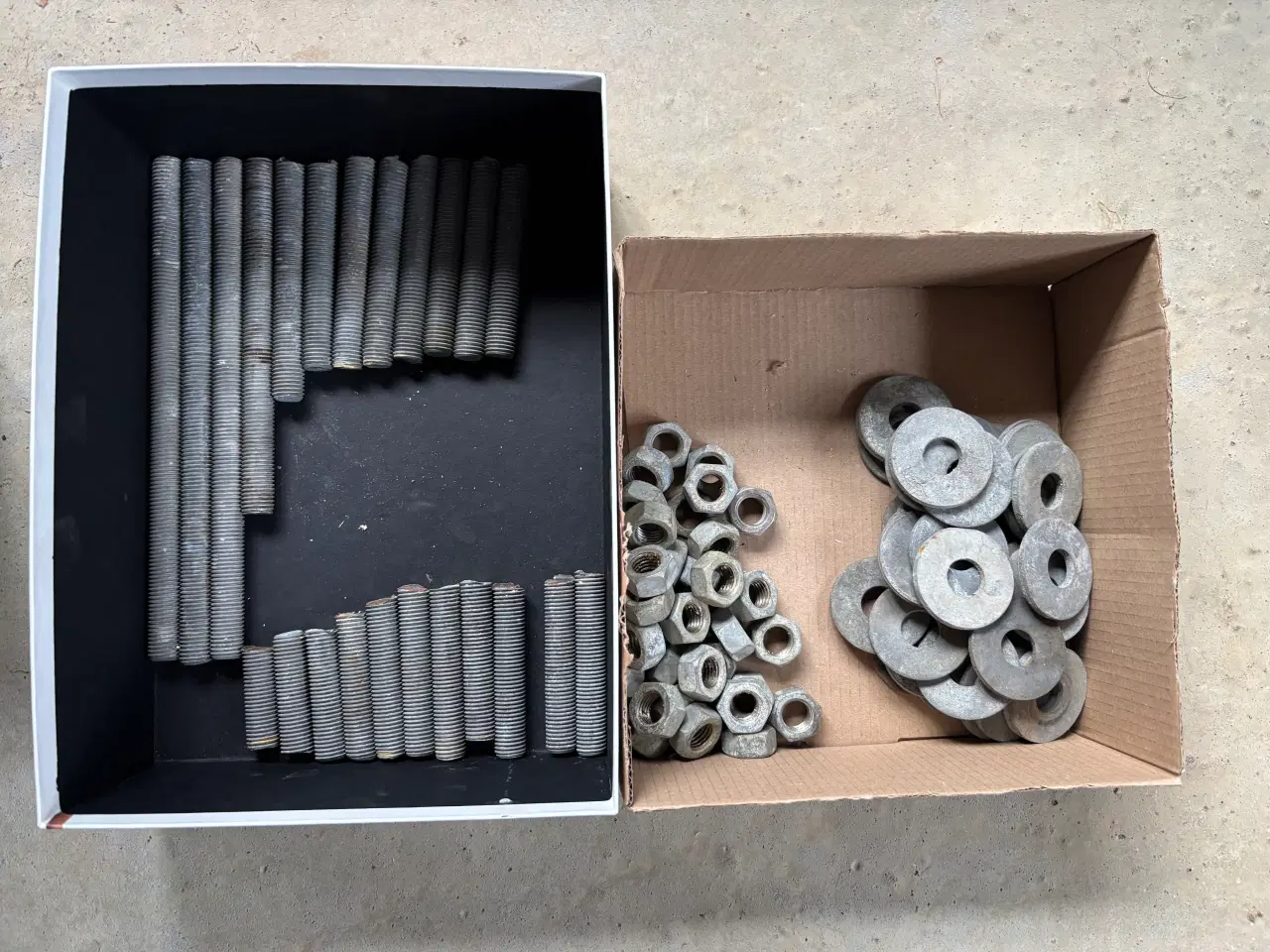 Billede 1 - M16 gevind, møtrikker og skiver