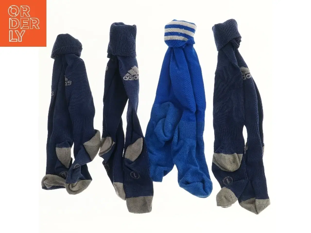 Billede 2 - 4 par fodboldstrømper fra Adidas (str. 4 par, 50 cm)
