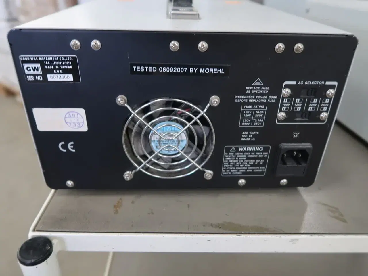 Billede 5 - Laboratory DC Power Supply GW INSTEK GPC-3030DQ