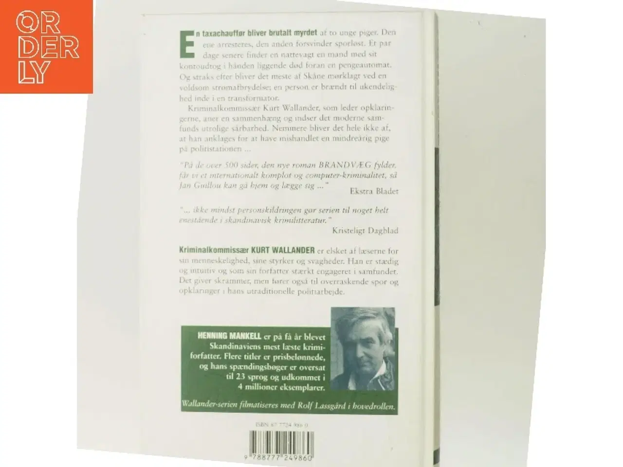 Billede 3 - Brandvæg af Henning Mankell (Bog)