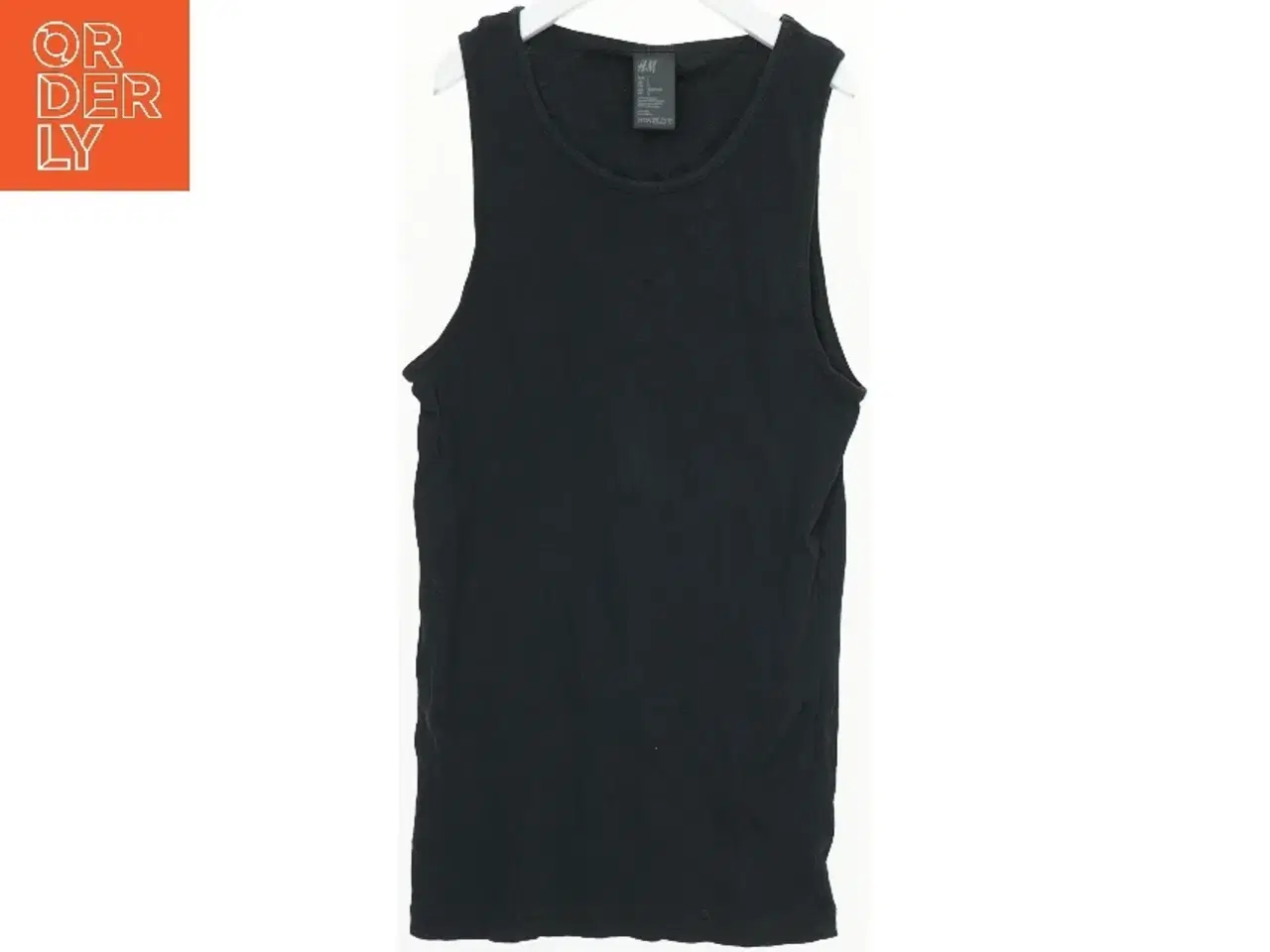 Billede 1 - Sort tanktop fra H&M (str. L)