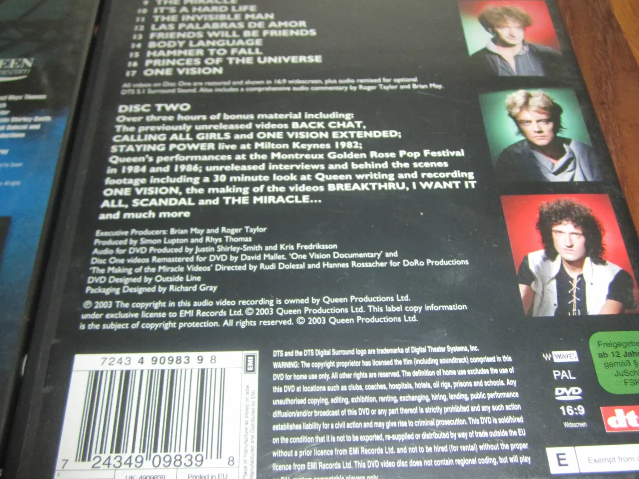 Billede 4 - QUEEN. 3 x DVD.