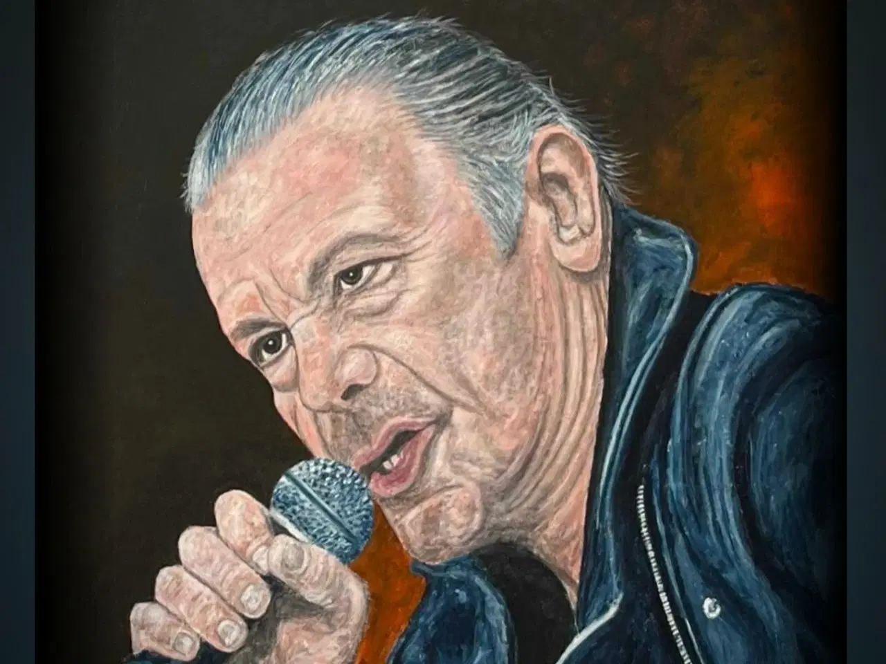 Billede 1 - Bruce Dickenson , Iron Maiden, Portræt maleri
