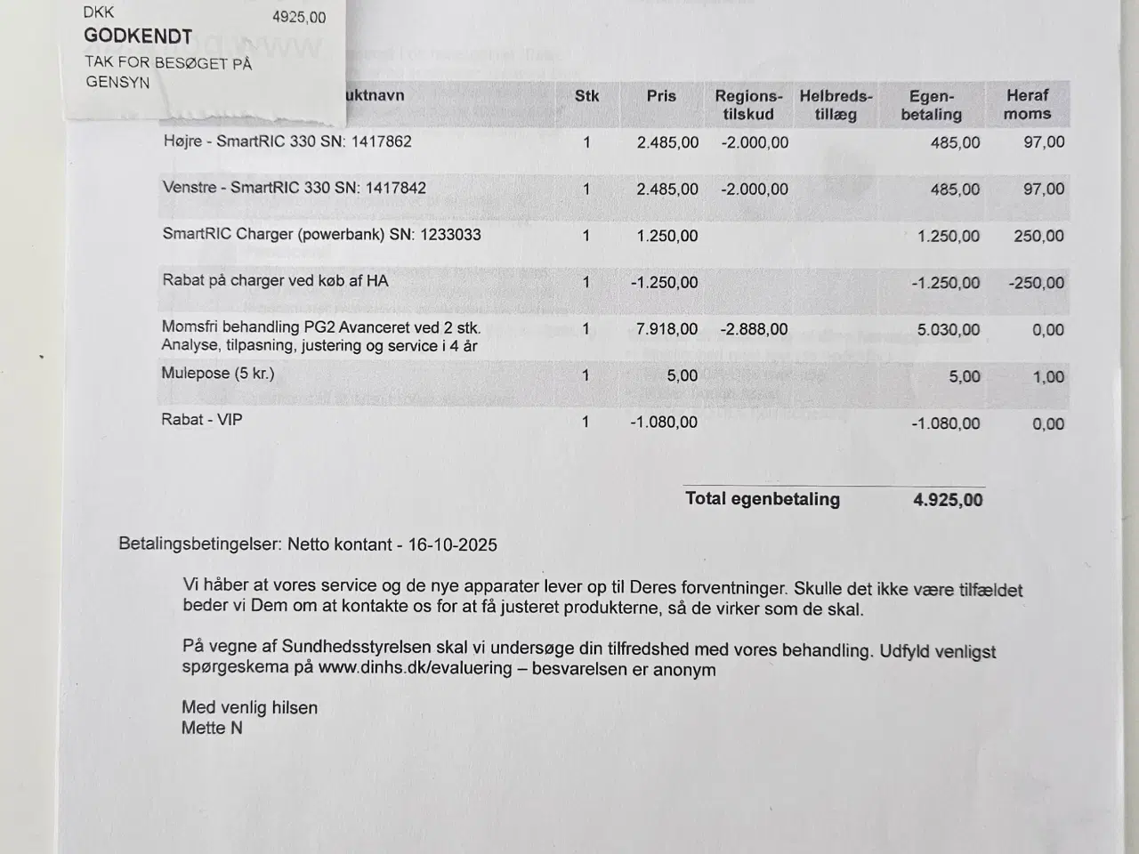 Billede 3 - Høreapparater – Som nye – Widex SmartRIC 33