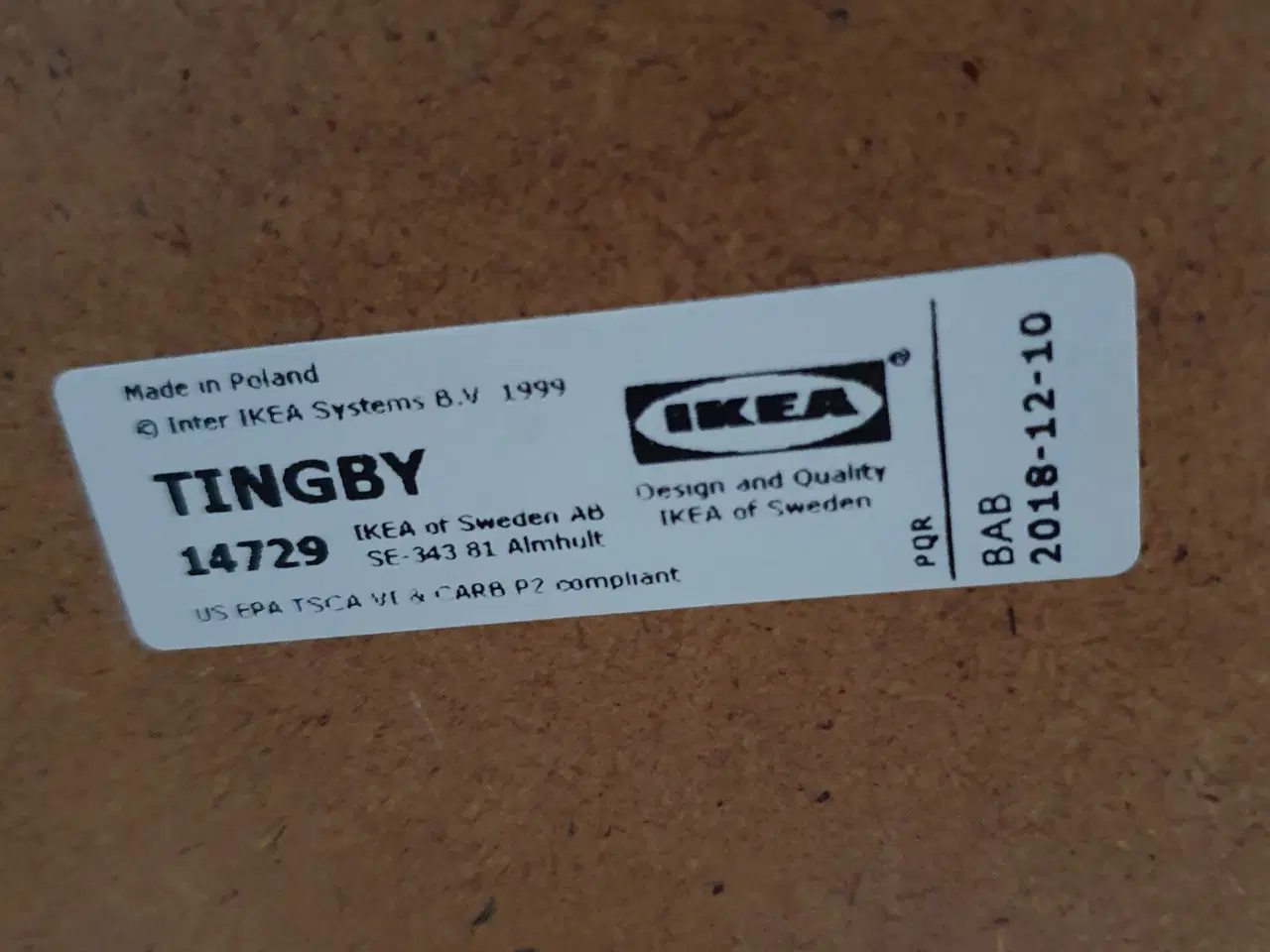 Billede 3 - IKEA 'TINGBY' sidebord med hjul