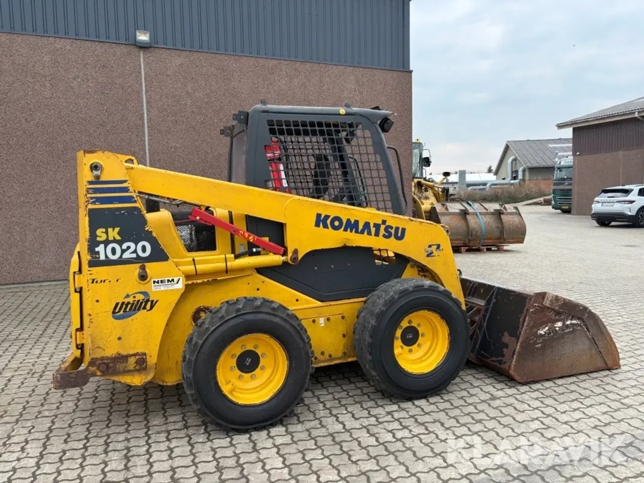 Billede 5 - Minilæsser Komatsu SK1020-5 skridstyret læsser