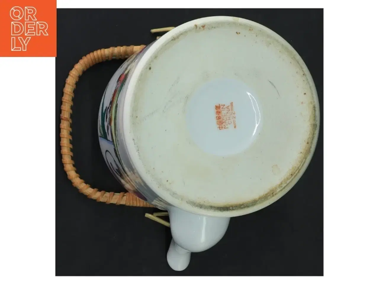 Billede 5 - Kinesisk tepotte med bambushåndtag (str. 22x11 cm)