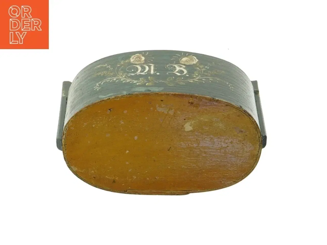 Billede 5 - Dekorativ trækasse med låg (str. 27x13 cm)