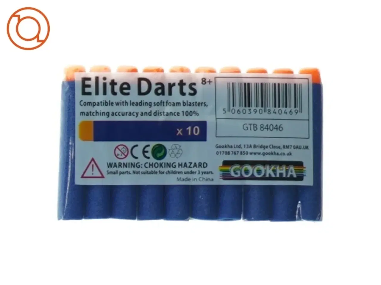 Billede 2 - Skumpile der passer til nerf fra Gookha (str. 13 x 7 cm)