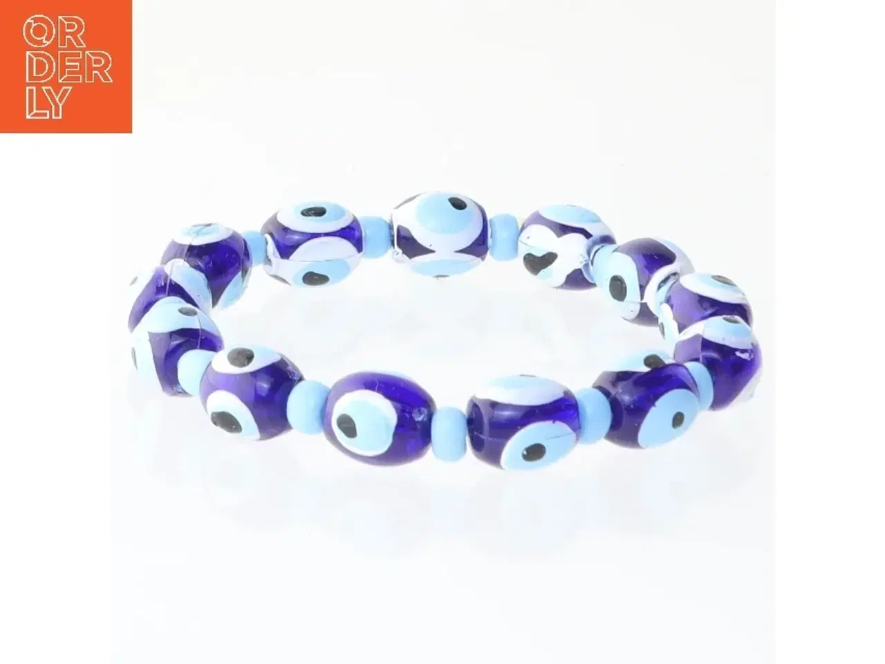 Billede 2 - Perlearmbånd med øje design (str. Ø 6 cm)