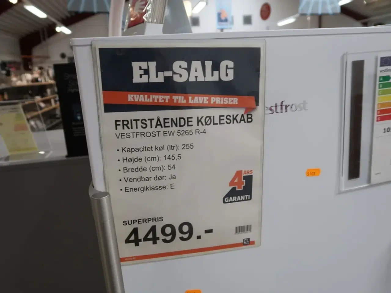 Billede 2 - Køleskab VESTFROST EW 5265 R-4