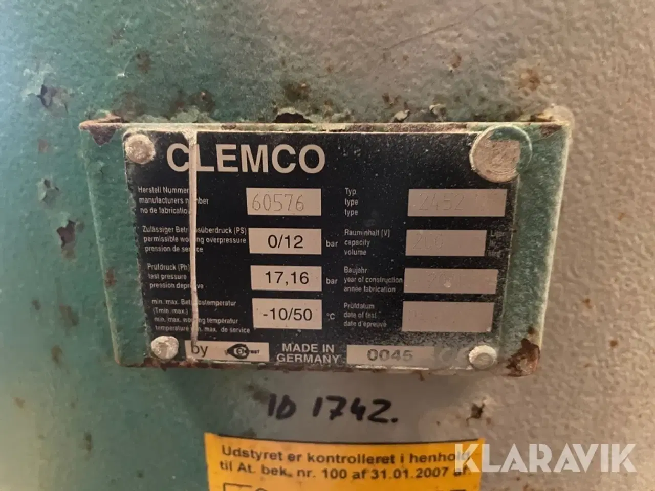 Billede 12 - Sandblæser Clemco 2452NF