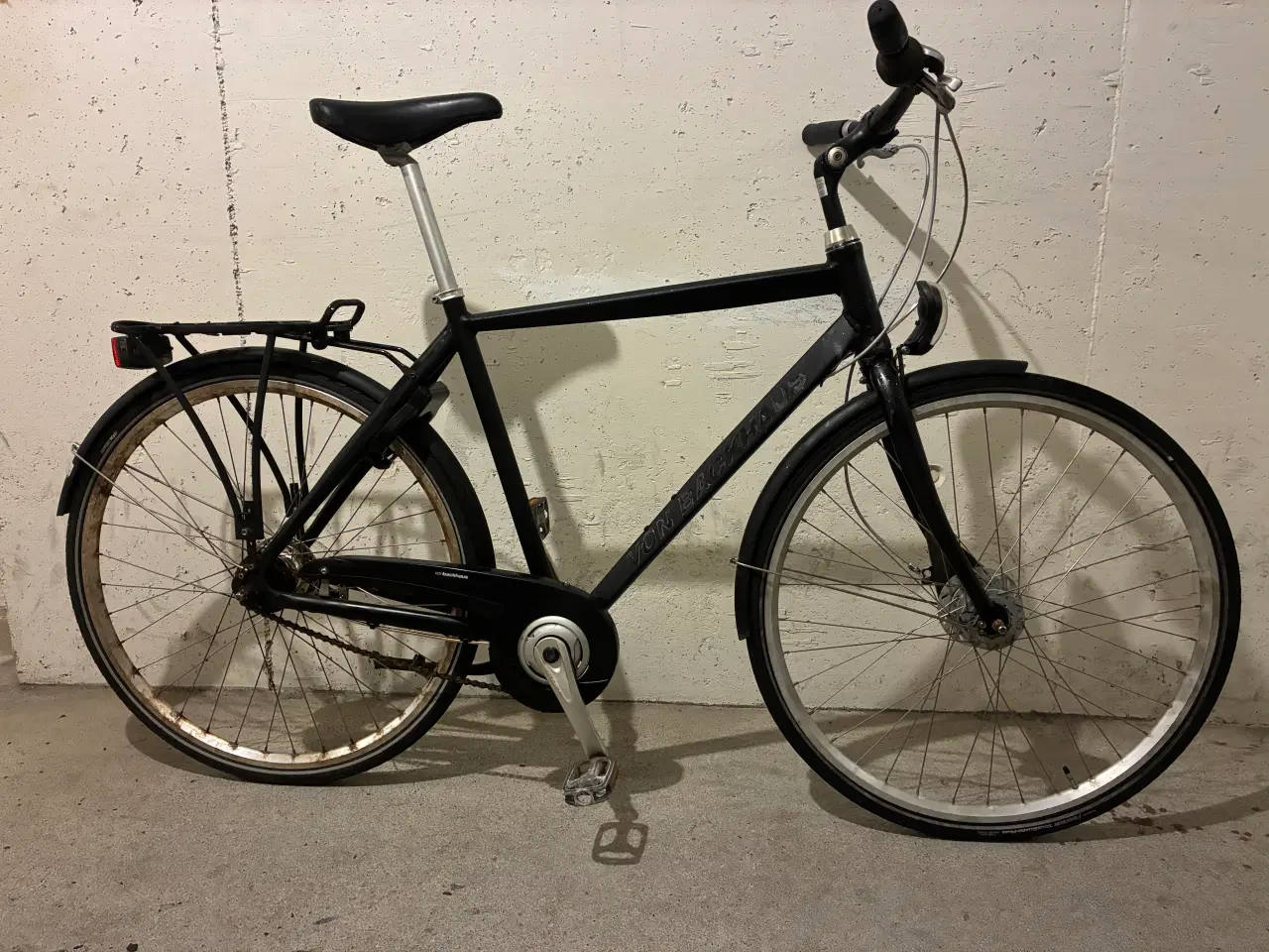 Billede 1 - Herrecykel sort 7 indvendige gear