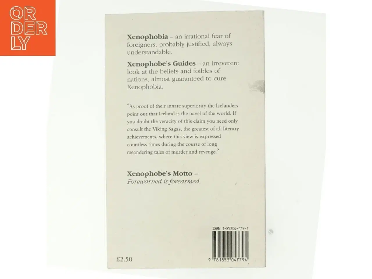 Billede 3 - The Xenophobe's Guide to the Icelanders af Richard Sale (Bog)