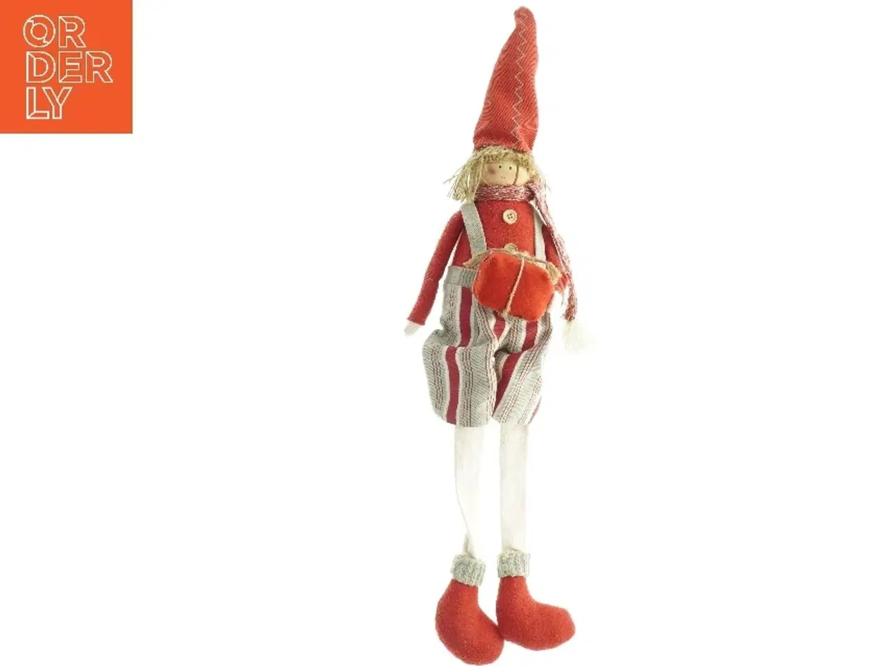 Billede 2 - Nissefigur med taske