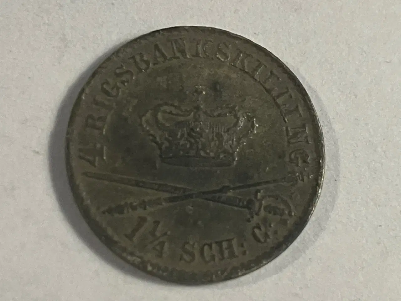 Billede 1 - 4 Rigsbankskilling 1841 Danmark